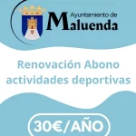 Renovación Cuotas de Abonado a las Actividades Deportivas